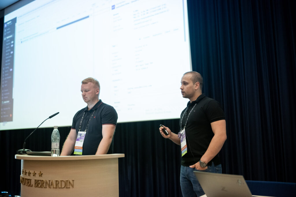 Conference session photo from the Advanced Telemetry Analysis and Monitoring presentation.