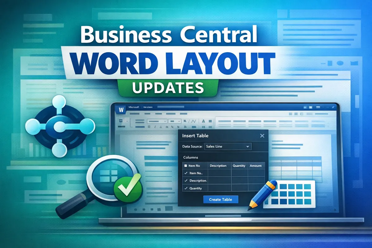 Blog title card with a document icon reading New Changes for Development of Word Layout.